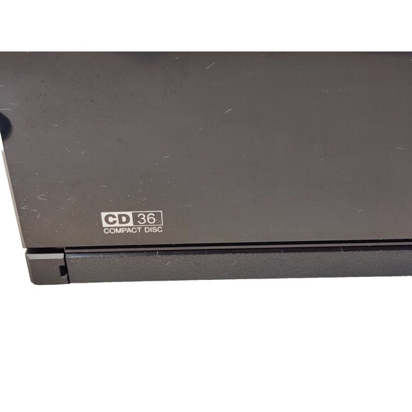 Vintage Laserline 36 CD Storage Case Holder Wall Mountable with Drop Down Door - Picture 2 of 11